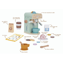 Machine à café en bois | Jouets en bois - En vente sur Child-Home.ch