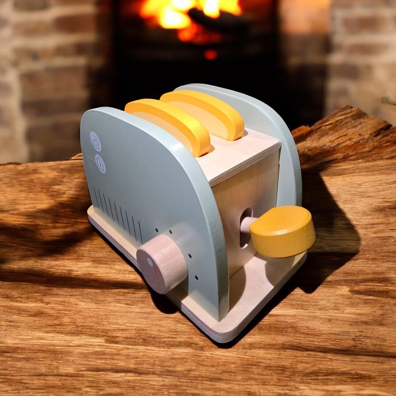 Grille-Pain en Bois Pastel pour Enfant – Jouet Montessori | Child & Home
