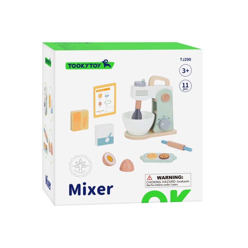Mixeur en Bois Pastel pour Enfant – Jouet Cuisine Montessori | Child & Home